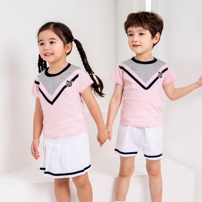 유치원 어린이집 원복 활동복 하복 미피1802 핑크